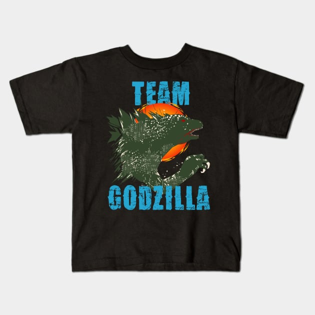 Godzilla vs Kong - Official Team Godzilla Kids T-Shirt by Pannolinno